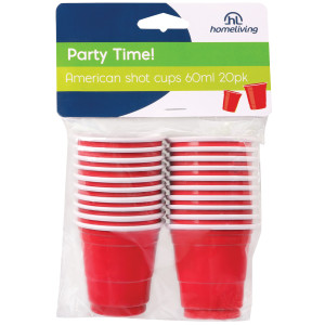 Shot Glasses Pack 20 Fackelmann Housewares